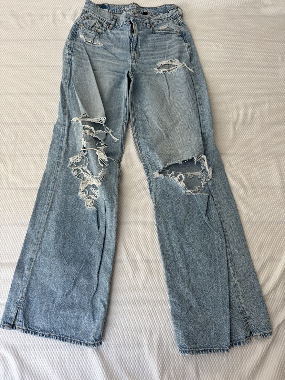 American Eagle Outfitters Women's Jeans Size 0 Flair/rips